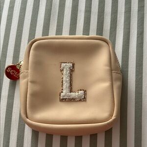 Stoney Clover Lane mini pouch in Sand